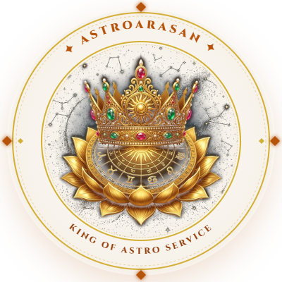 AstroArasan 22K Gold Dual Arcs Medallion